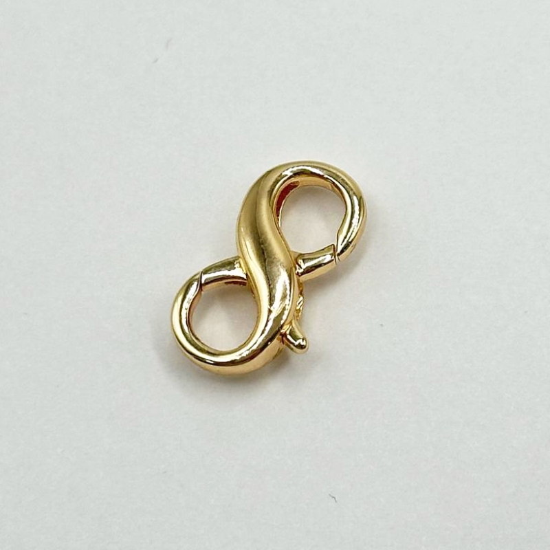 Карабин размер 16,4*18,5мм цвет золото